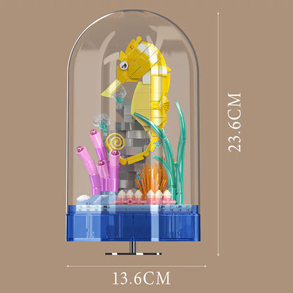 Mould King 10100 Seahorse Music Box with Lightning Building Toy Set | 424 PCS