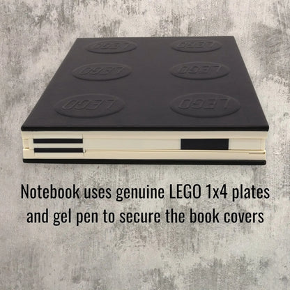 LEGO 53698 Stationery Locking Notebook with Gel Pen 2x3 Black