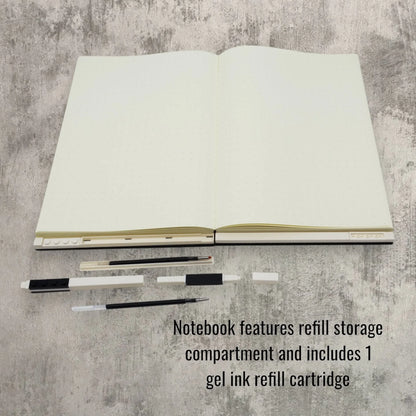 LEGO 53698 Stationery Locking Notebook with Gel Pen 2x3 Black