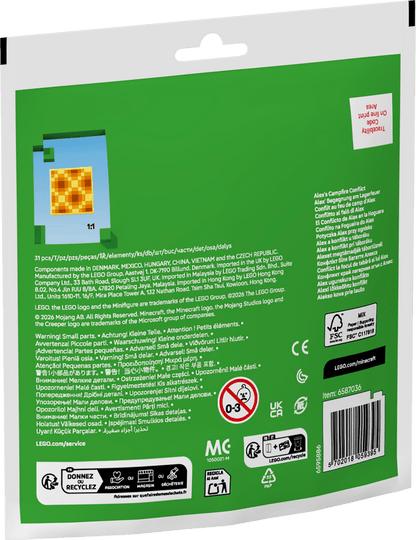 LEGO 30732 Minecraft Alex's Campfire Conflict | 31 PCS