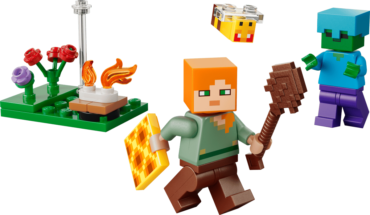 LEGO 30732 Minecraft Alex's Campfire Conflict | 31 PCS