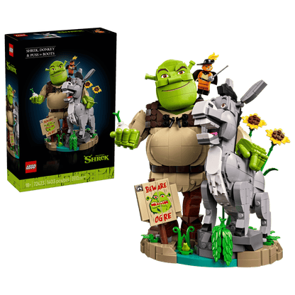 LEGO 72423 Other Shrek, Donkey & Puss in Boots | 1403 PCS