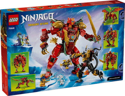 LEGO 71868 Ninjago Wyldfyre's Transforming Dragon Mech | 821 PCS