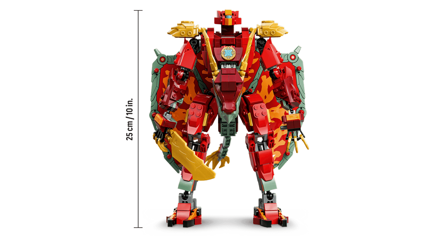 LEGO 71868 Ninjago Wyldfyre's Transforming Dragon Mech | 821 PCS