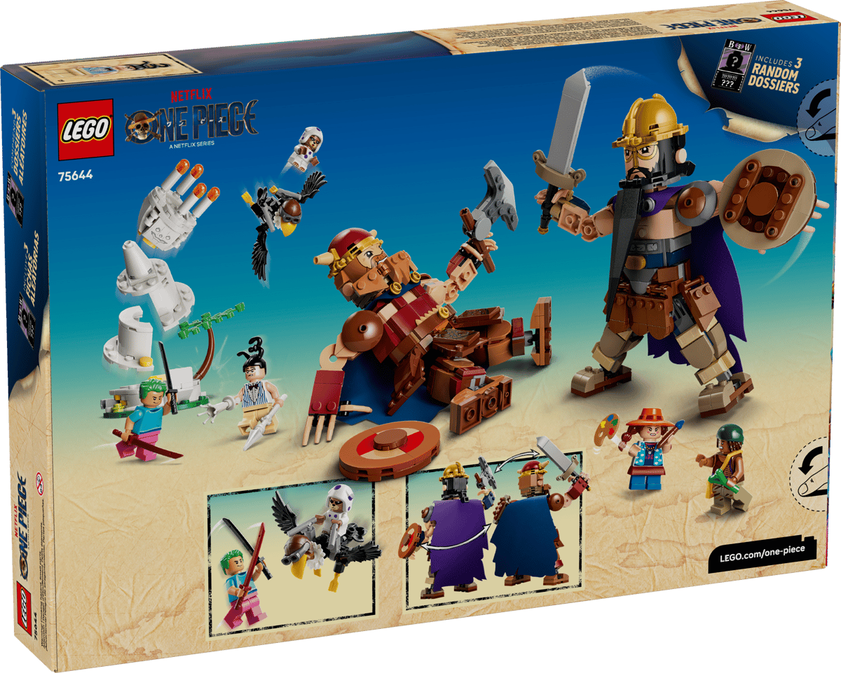 LEGO 75644 One Piece Dorry vs. Brogy – Giants of Little Garden | 733 PCS