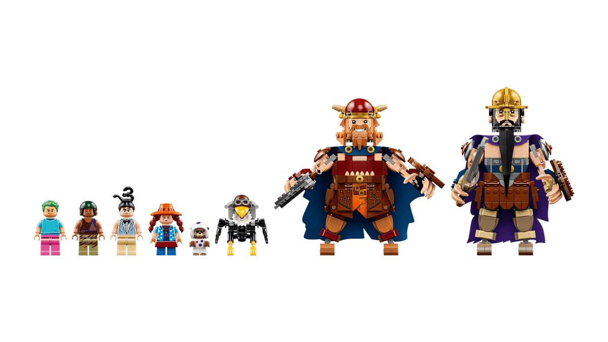 LEGO 75644 One Piece Dorry vs. Brogy – Giants of Little Garden | 733 PCS