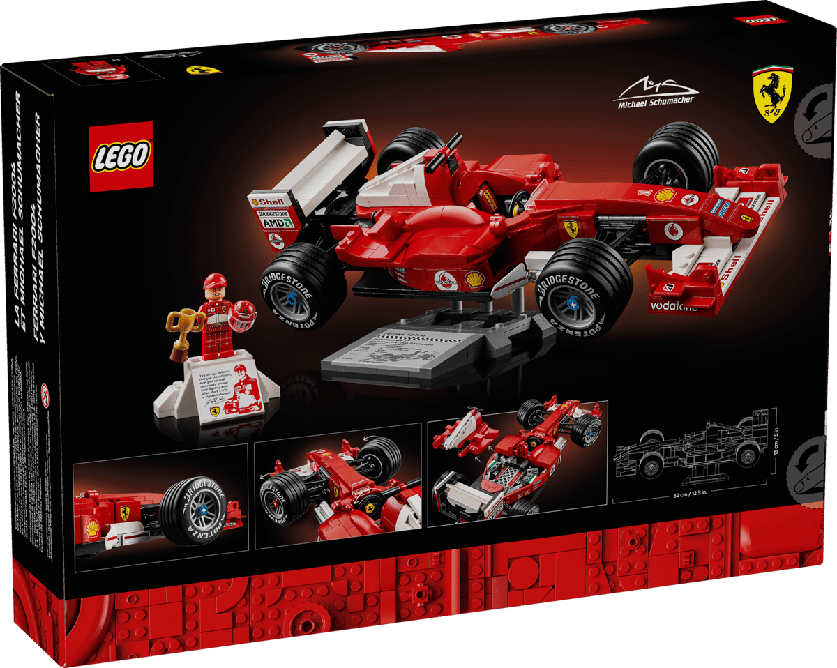 LEGO 11375 Icons Ferrari F2004 & Michael Schumacher | 735 PCS