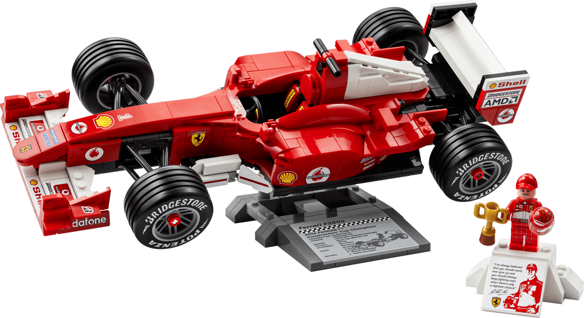 LEGO 11375 Icons Ferrari F2004 & Michael Schumacher | 735 PCS