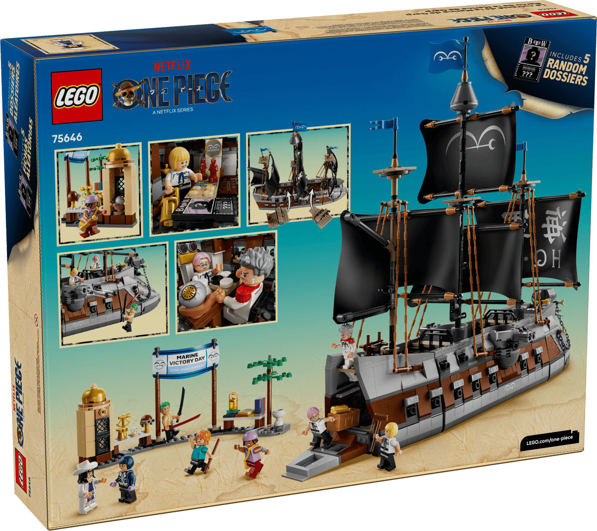LEGO 75646 One Piece Garp's Marine Battleship | 1705 PCS