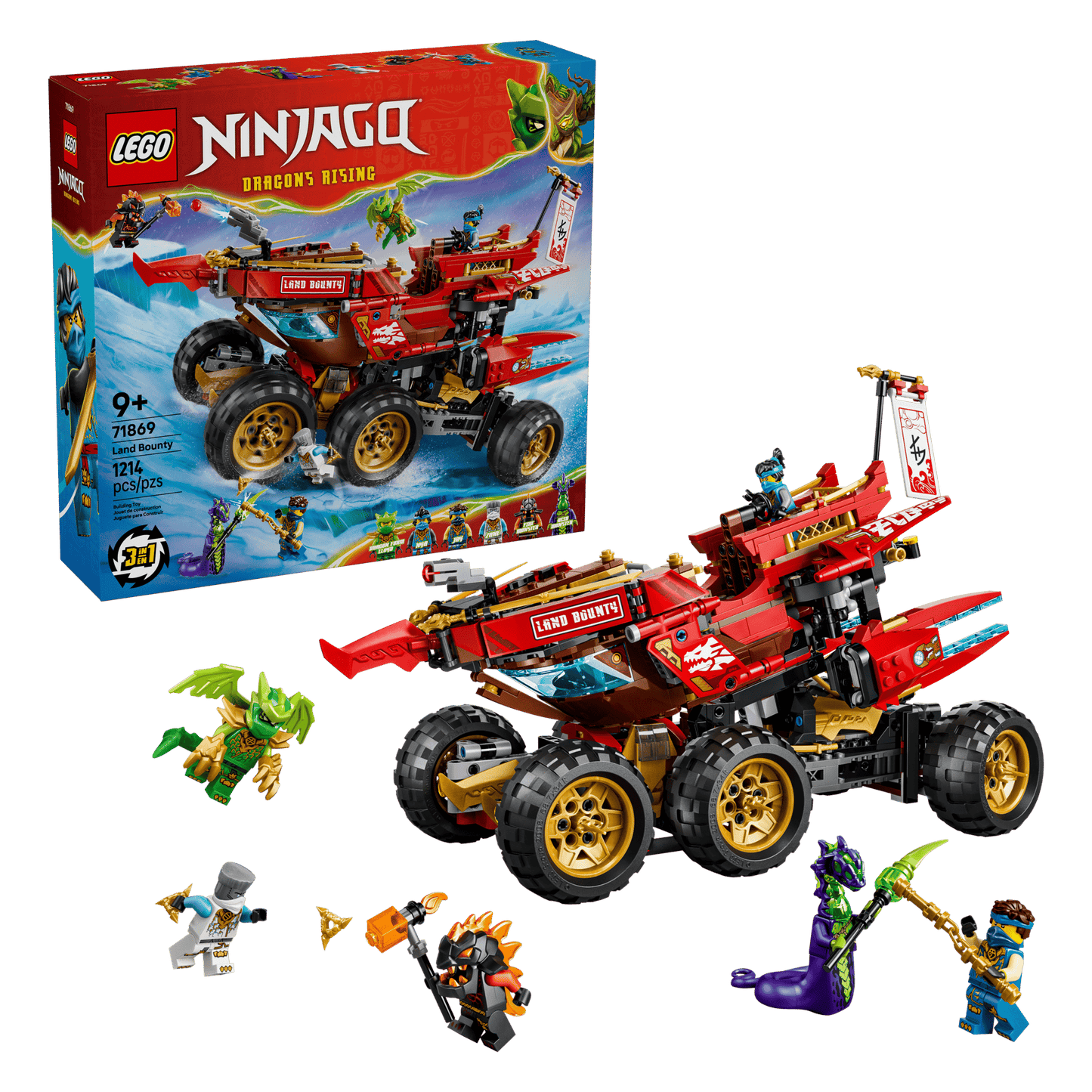 LEGO 71869 Ninjago Land Bounty | 1214 PCS