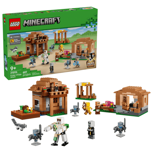LEGO 21596 Minecraft Evoker Village Attack | 607 PCS