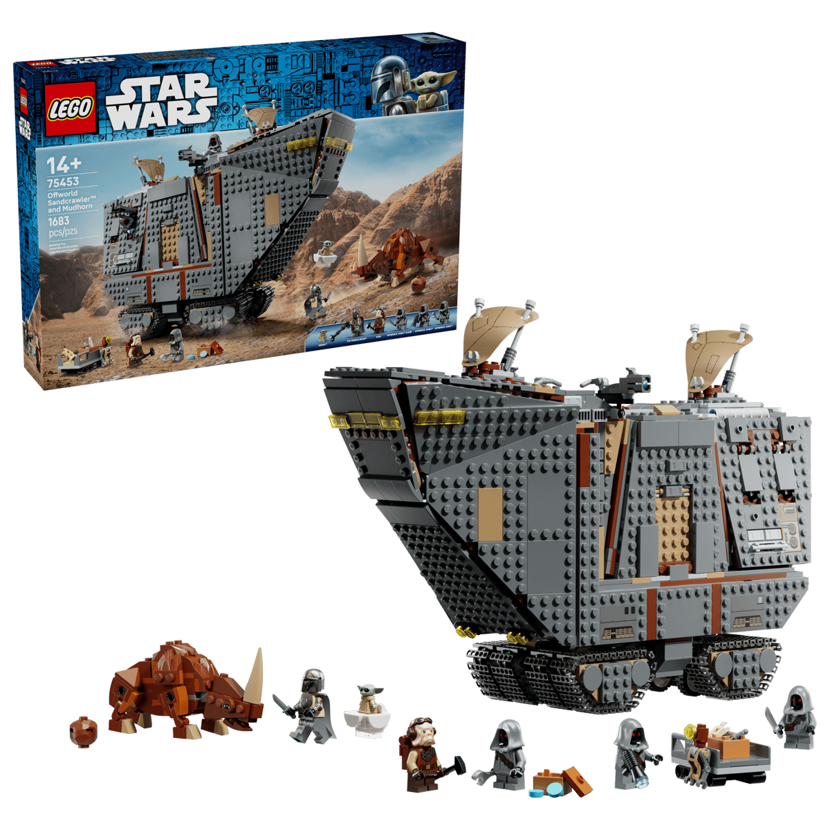LEGO 75453 Star Wars Offworld Sandcrawler™ and Mudhorn | 1683 PCS