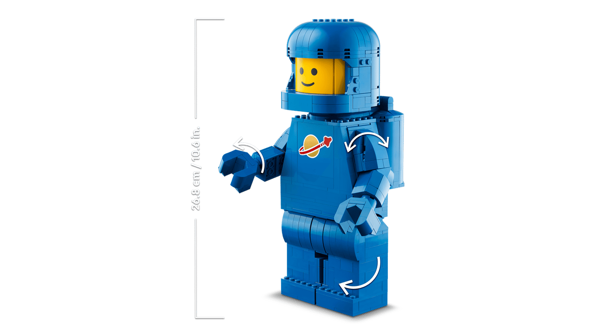 LEGO 40921 Up-Scaled Blue Astronaut Minifigure | 793 PCS