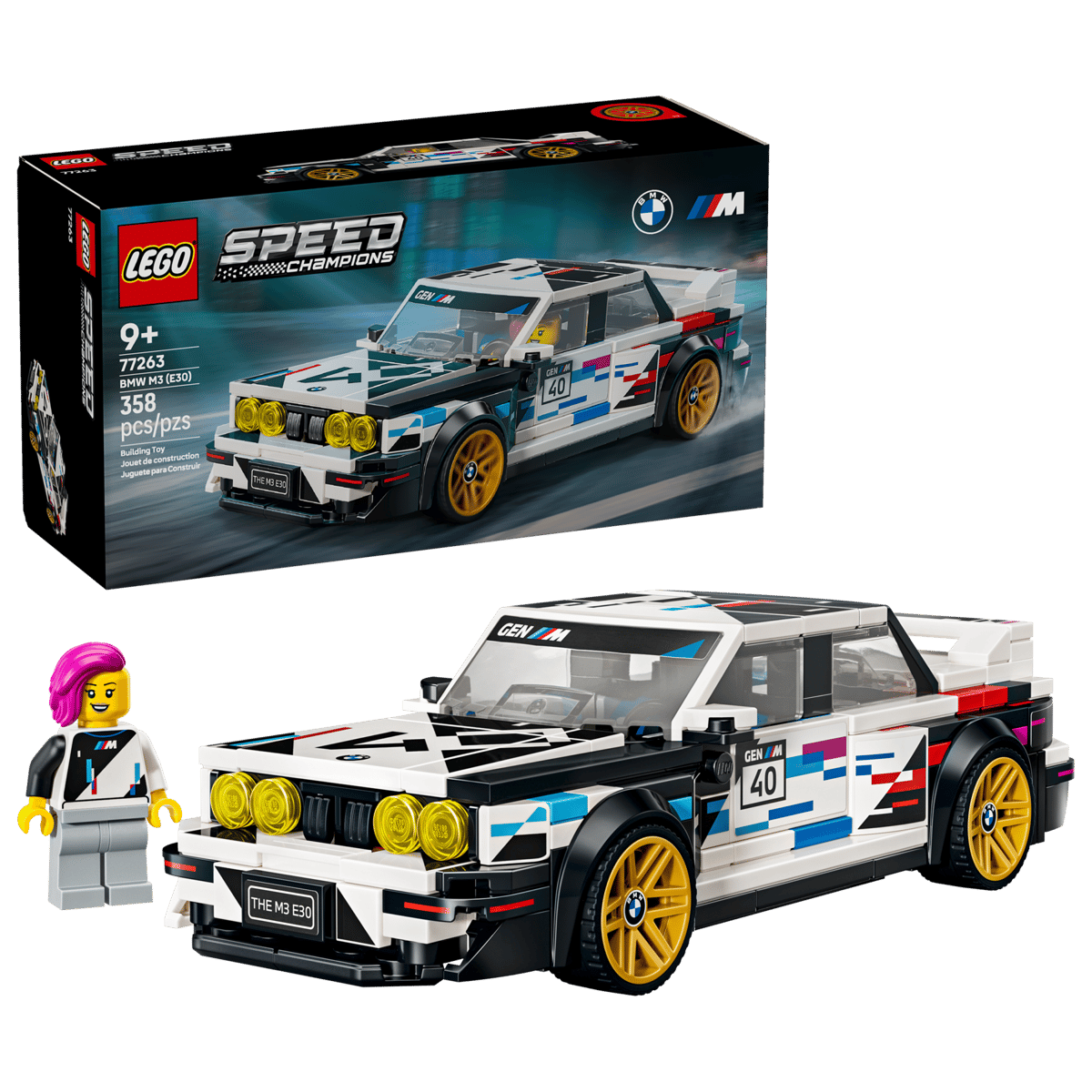LEGO 77263 Speed Champions BMW M3 (E30) | 358 PCS