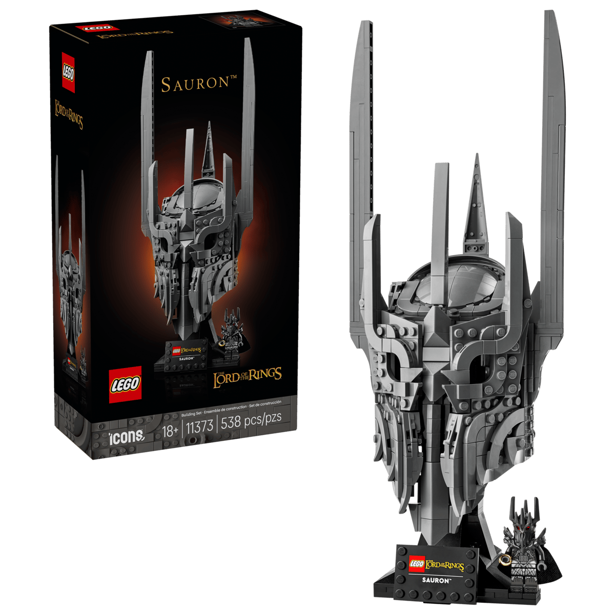 LEGO 11373 Icons The Lord of the Rings: Sauron's Helmet | 538 PCS