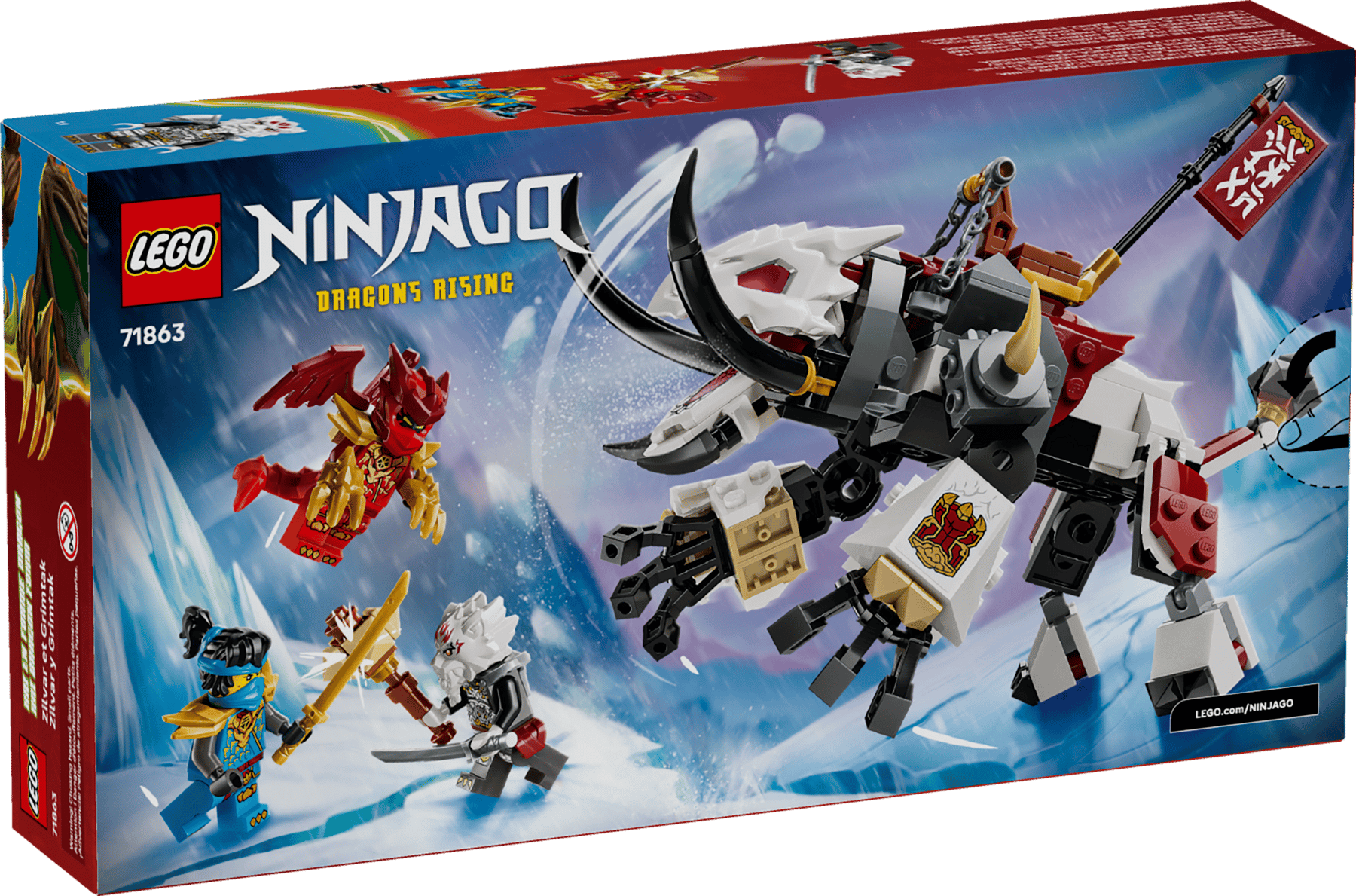 LEGO 71863 Ninjago Zilvar and Grimtak the Dragon Beast | 232 PCS