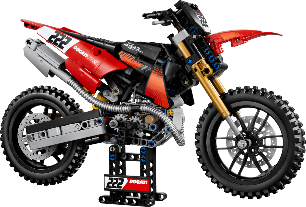 LEGO 42238 Technic Ducati Desmo450 MX Factory Motorcycle | 457 PCS