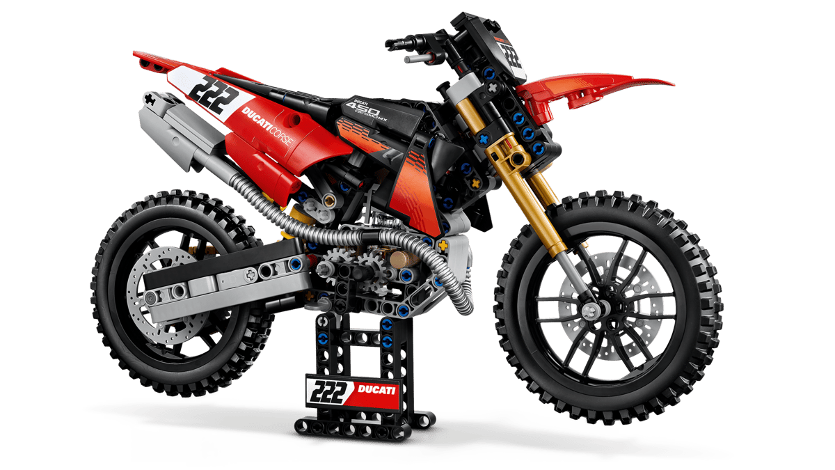 LEGO 42238 Technic Ducati Desmo450 MX Factory Motorcycle | 457 PCS