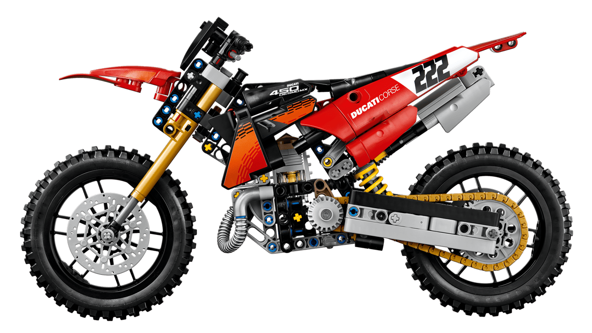 LEGO 42238 Technic Ducati Desmo450 MX Factory Motorcycle | 457 PCS
