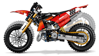 LEGO 42238 Technic Ducati Desmo450 MX Factory Motorcycle | 457 PCS