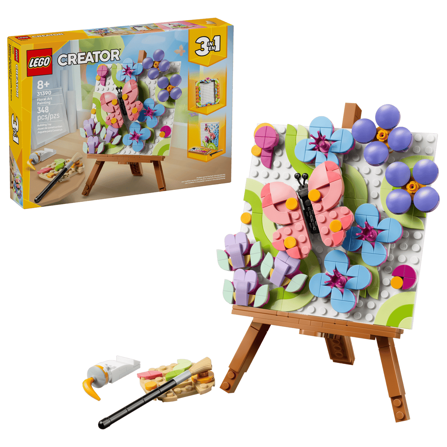 LEGO 31390 Creator 3in1 Floral Art Decor Painting | 348 PCS