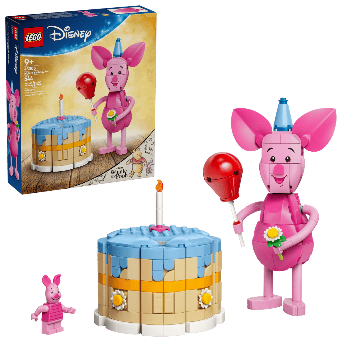 LEGO 43305 Disney Piglet's Birthday Fun | 544 PCS