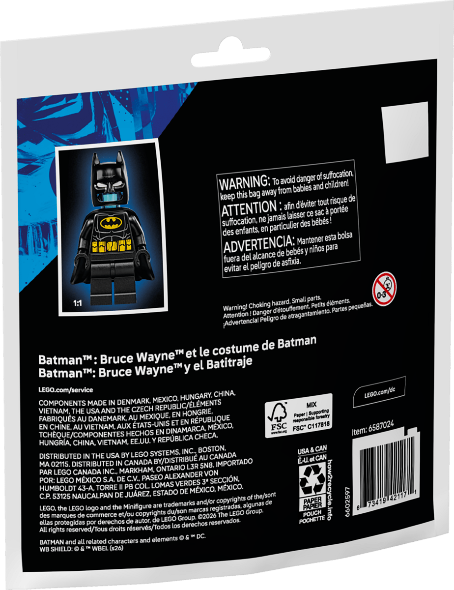 LEGO 30726 Batman Batman™: Bruce Wayne™ and the Batsuit™ | 35 PCS