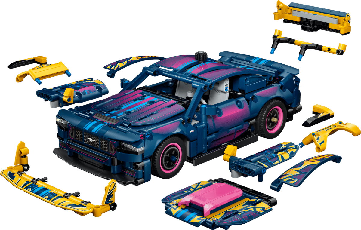 LEGO 42236 Technic Custom Garage Ford Mustang GT Car | 973 PCS