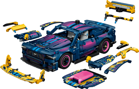 LEGO 42236 Technic Custom Garage Ford Mustang GT Car | 973 PCS