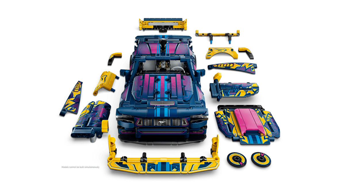 LEGO 42236 Technic Custom Garage Ford Mustang GT Car | 973 PCS