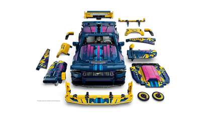 LEGO 42236 Technic Custom Garage Ford Mustang GT Car | 973 PCS
