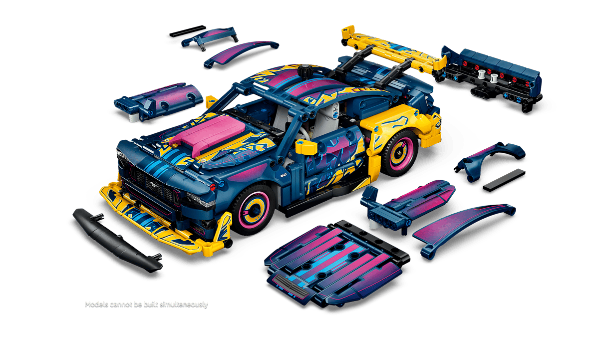 LEGO 42236 Technic Custom Garage Ford Mustang GT Car | 973 PCS