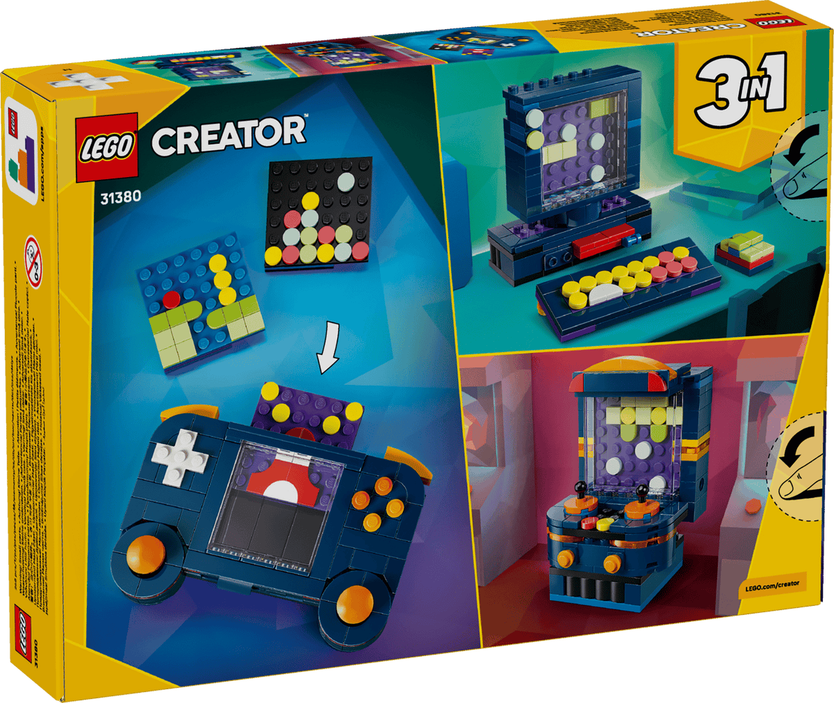 LEGO 31380 Creator 3-in-1 Retro Gaming Console | 268 PCS