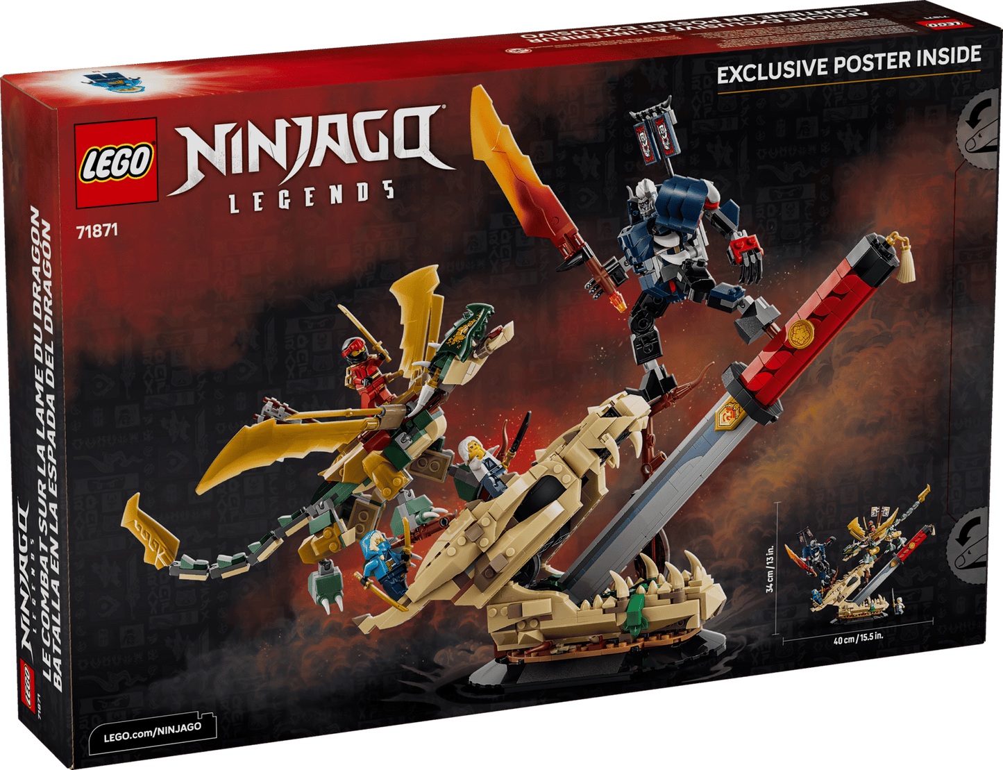 LEGO 71871 Ninjago Battle at the Dragon's Blade | 1016 PCS