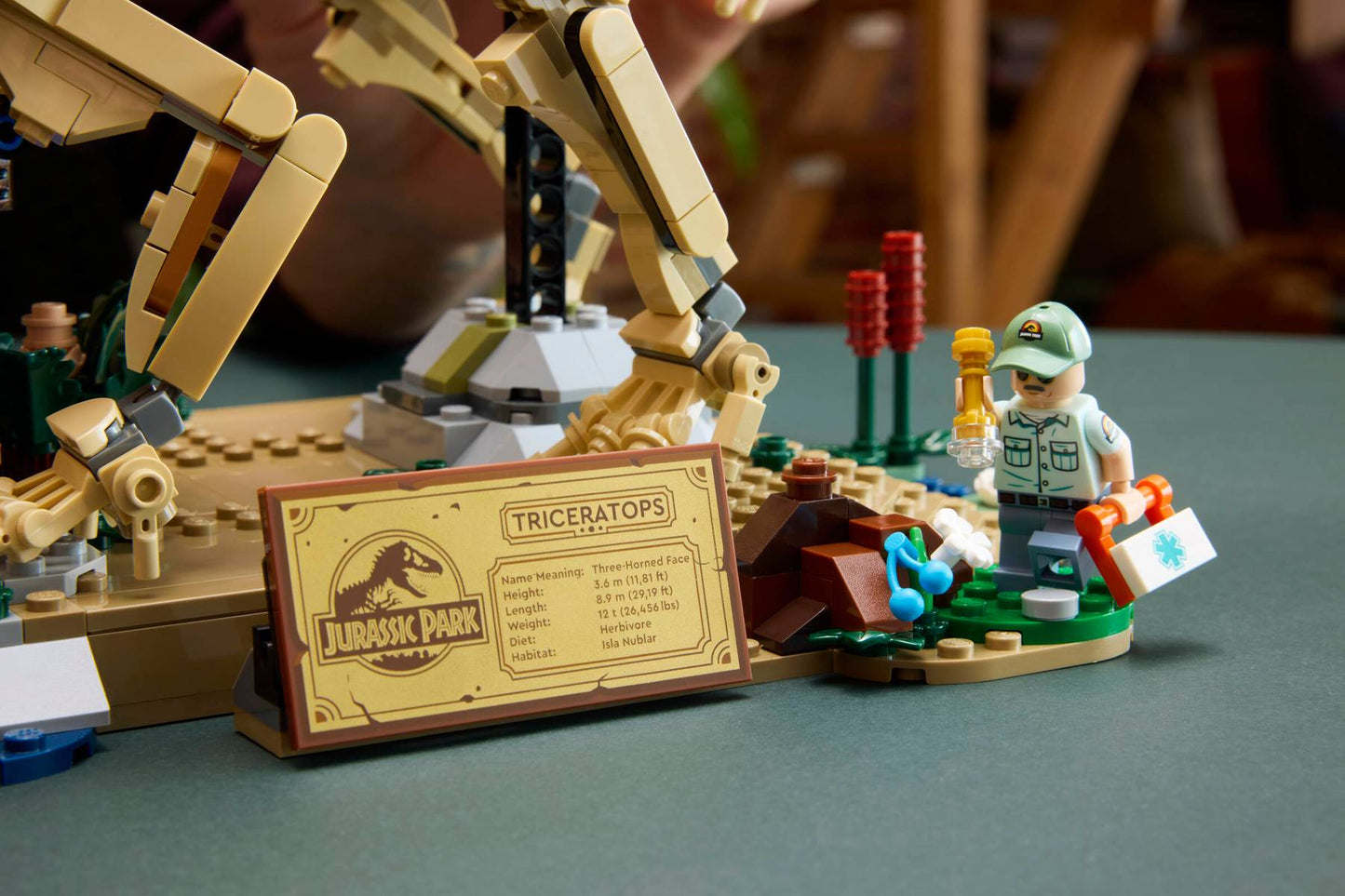 LEGO 77985 Jurassic World Dinosaur Fossils: Triceratops | 1154 PCS