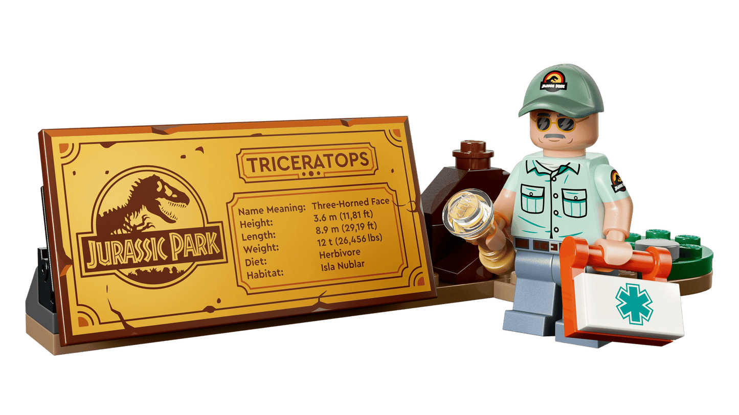 LEGO 77985 Jurassic World Dinosaur Fossils: Triceratops | 1154 PCS