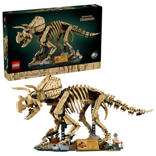LEGO 77985 Jurassic World Dinosaur Fossils: Triceratops | 1154 PCS