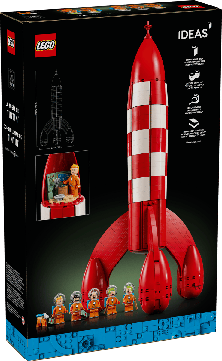 LEGO 21367 Ideas Tintin® Moon Rocket | 1283 PCS