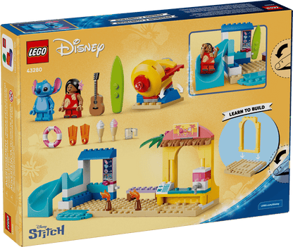 LEGO 43280 Disney Beach Fun with Lilo & Stitch | 113 PCS