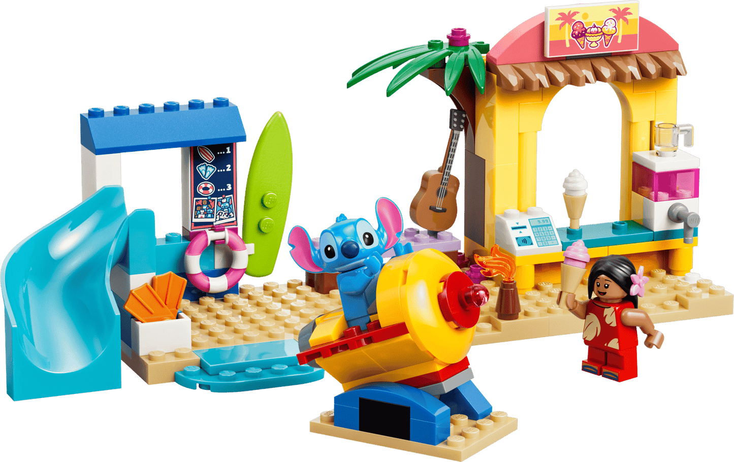 LEGO 43280 Disney Beach Fun with Lilo & Stitch | 113 PCS