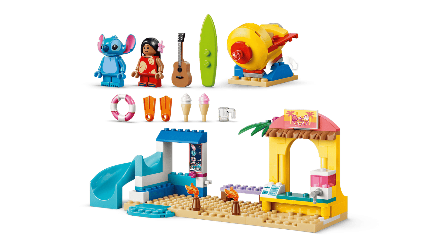 LEGO 43280 Disney Beach Fun with Lilo & Stitch | 113 PCS