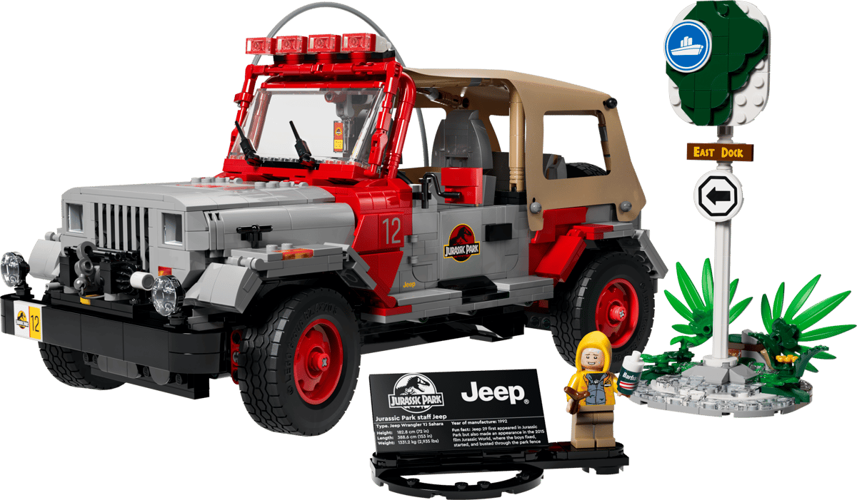 LEGO 77984 Jurassic World Jurassic Park Jeep® Wrangler | 1924 PCS