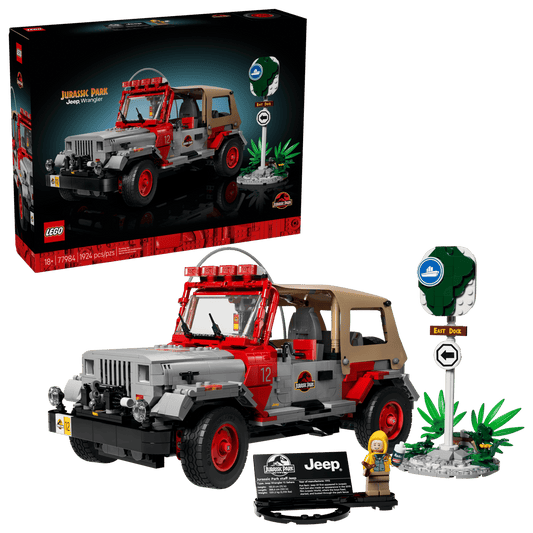 LEGO 77984 Jurassic World Jurassic Park Jeep® Wrangler | 1924 PCS
