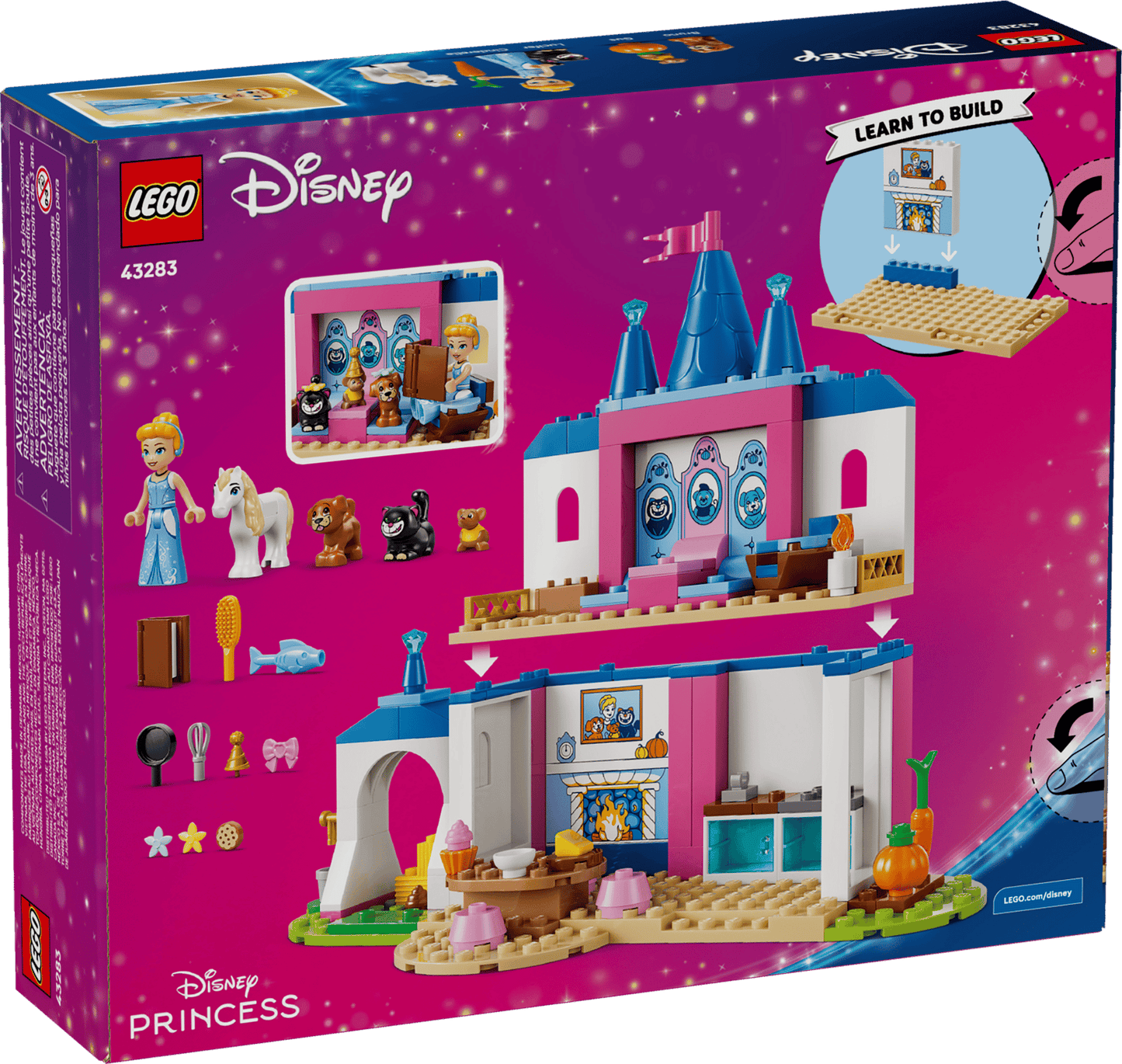 LEGO 43283 Disney Cinderella Animal Friends Castle | 149 PCS