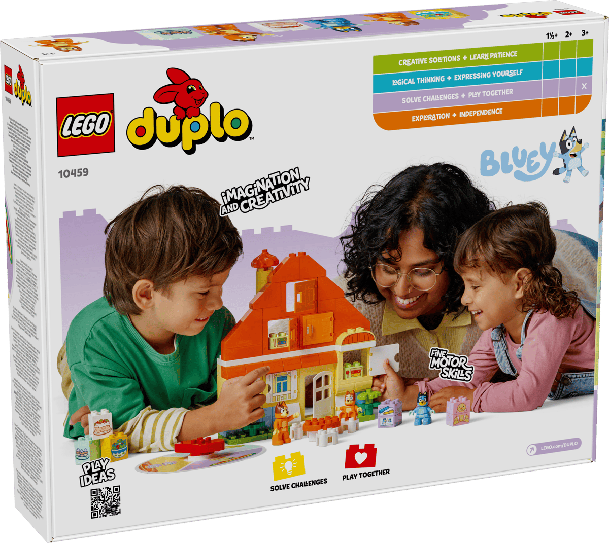 LEGO 10459 DUPLO Bluey's Family House with Memory Game | 83 PCS