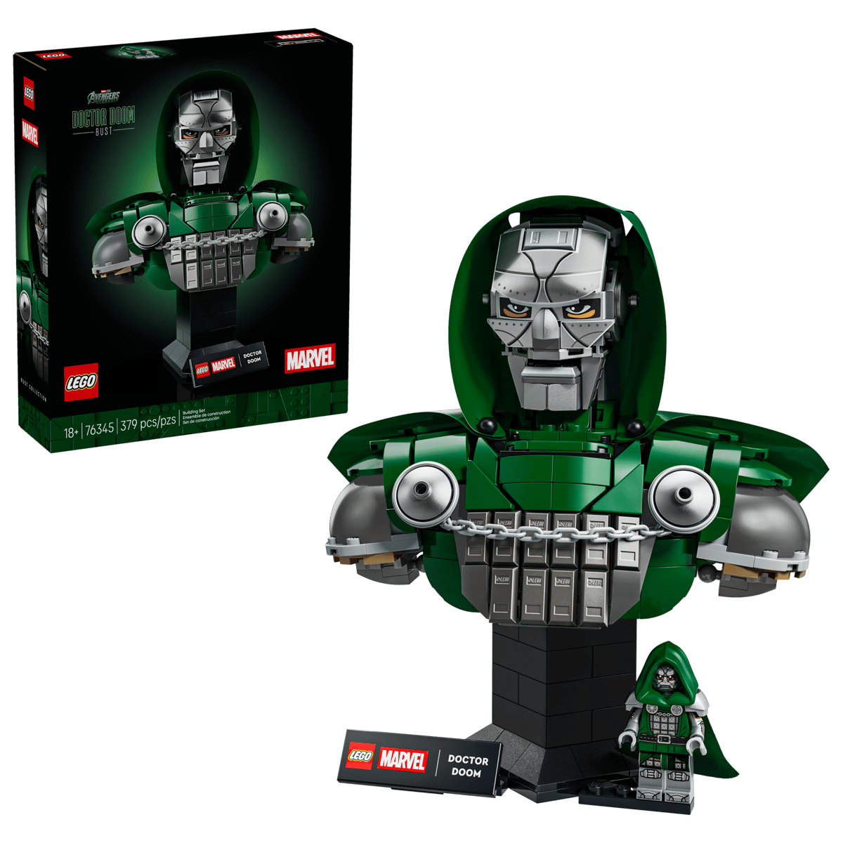 LEGO 76345 Marvel Doctor Doom Bust | 379 PCS