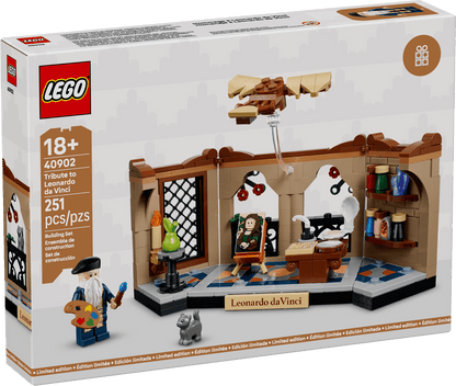 LEGO 40902 Tribute to Leonardo da Vinci | 251 PCS | Retired