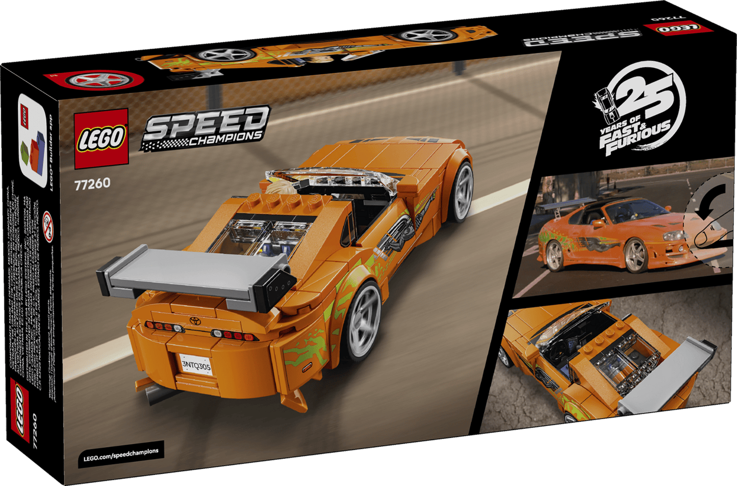 LEGO 77260 Speed Champions The Fast and The Furious Toyota Supra MK4 | 292 PCS