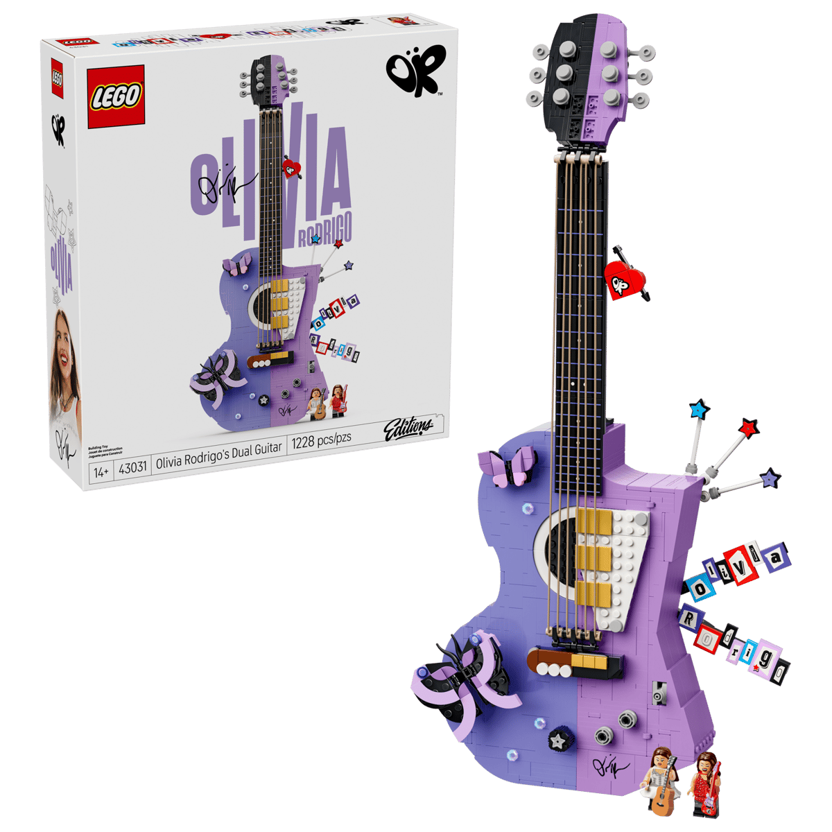 LEGO 43031 Editions Olivia Rodrigo's Dual Guitar | 1228 PCS