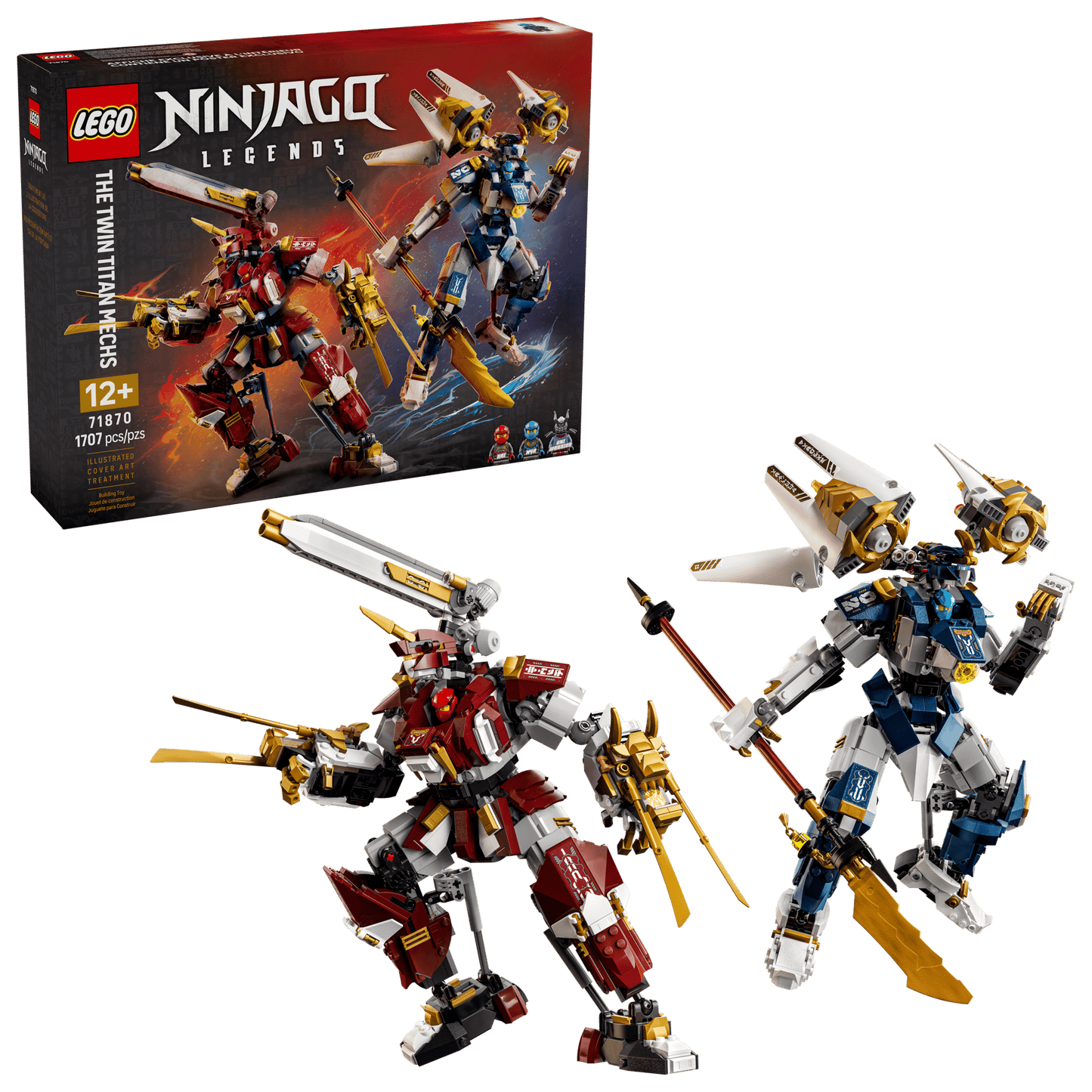 LEGO 71870 Ninjago The Twin Titan Mechs | 1707 PCS